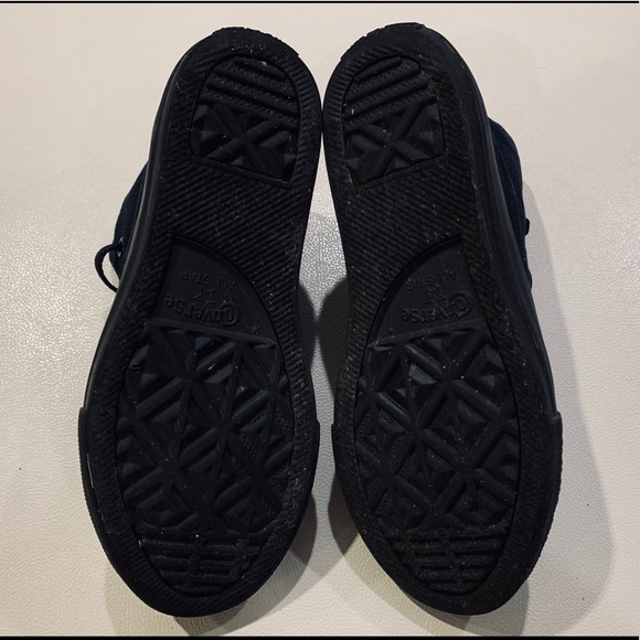 SOLD Converse Chuck Taylor High Tops Kids Sneaker Black - Picture 5 of 8